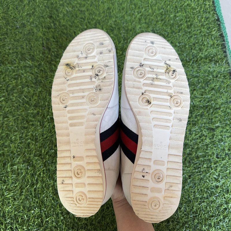 Gucci Gucci GG Monogram Leather Canvas Sneakers 0079 Size US 8 / EU 41 - 4 Thumbnail