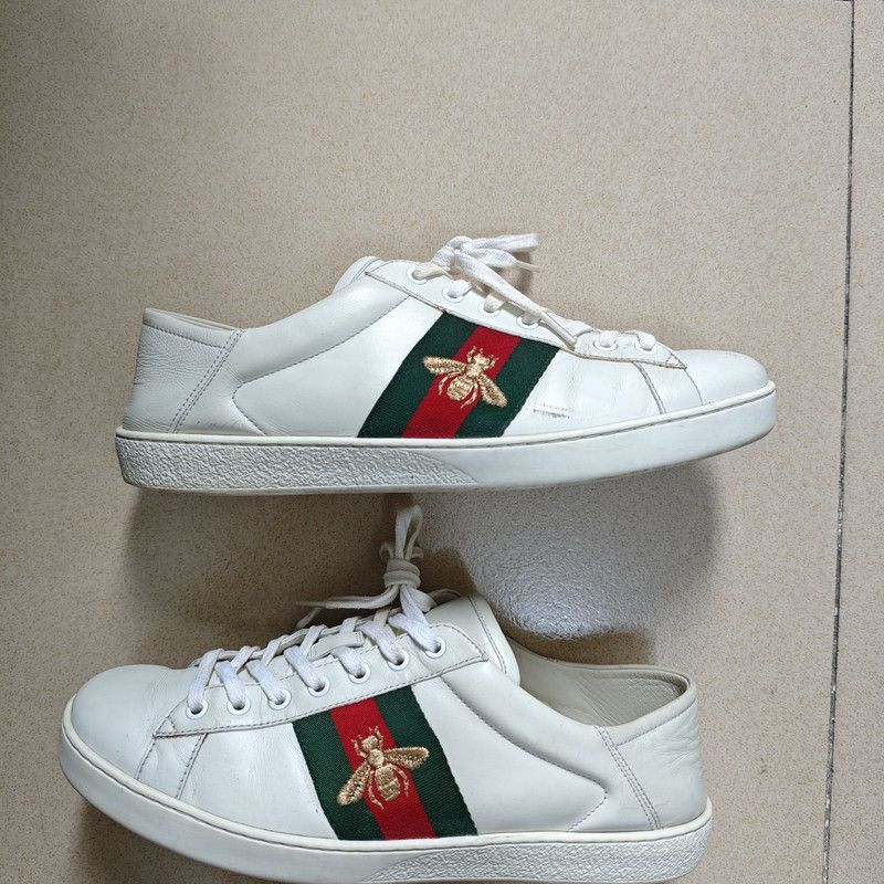 Gucci Gucci Ace Low-Top Fashion Sneakers for Men 0079 Size US 9.5 / EU 42-43 - 6 Thumbnail