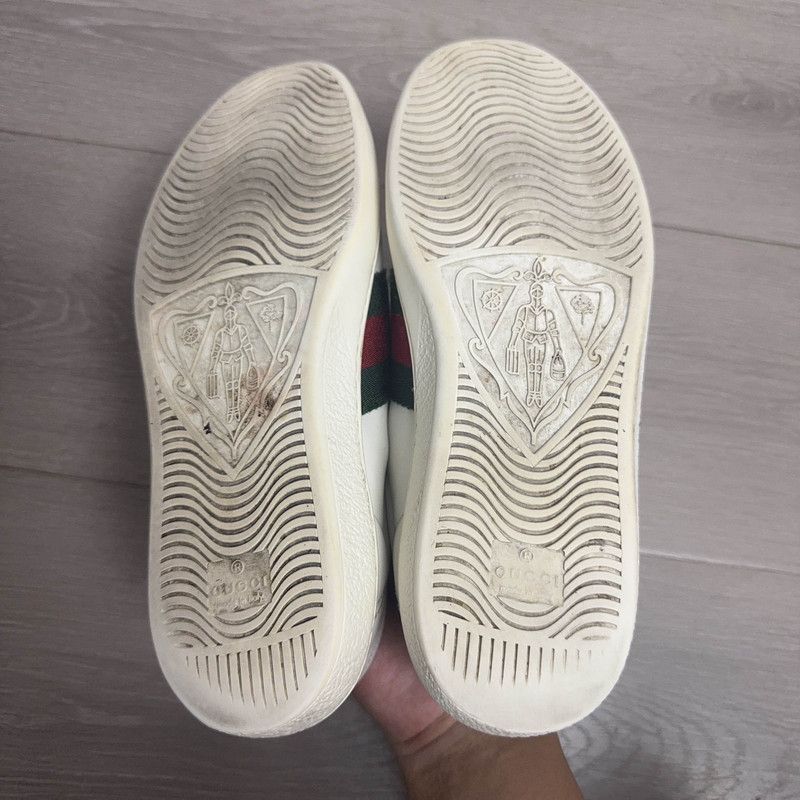 Gucci Gucci Ace Low-Top Fashion Sneakers for Men 0079 Size US 8.5 / EU 41-42 - 4 Thumbnail