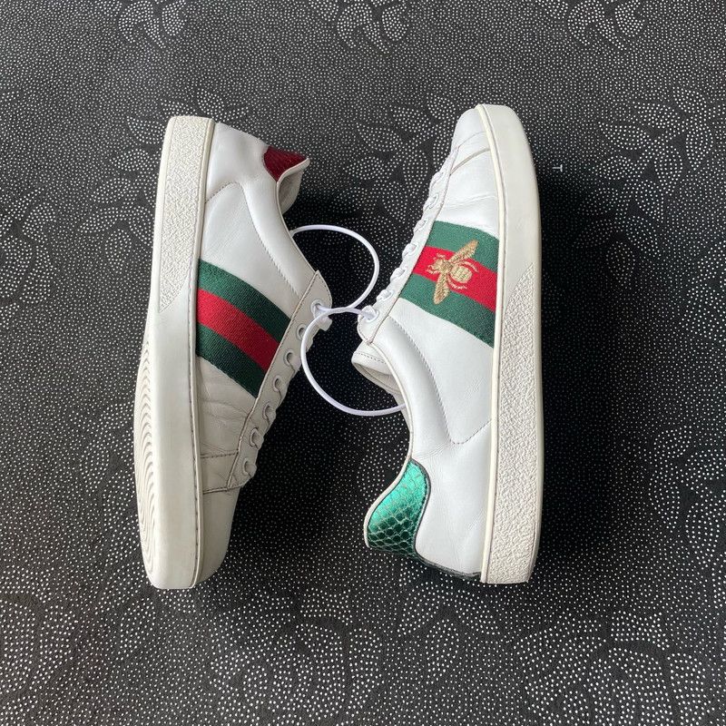 Gucci Gucci Ace Leather Fashion Sneakers for Men 0079 Size US 8 / EU 41 - 7 Thumbnail