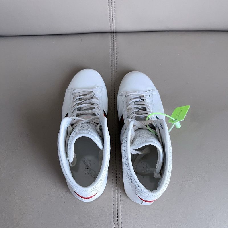 Gucci Gucci High-Top Sneakers in White 0079 Size US 5.5 / EU 38 - 4 Thumbnail