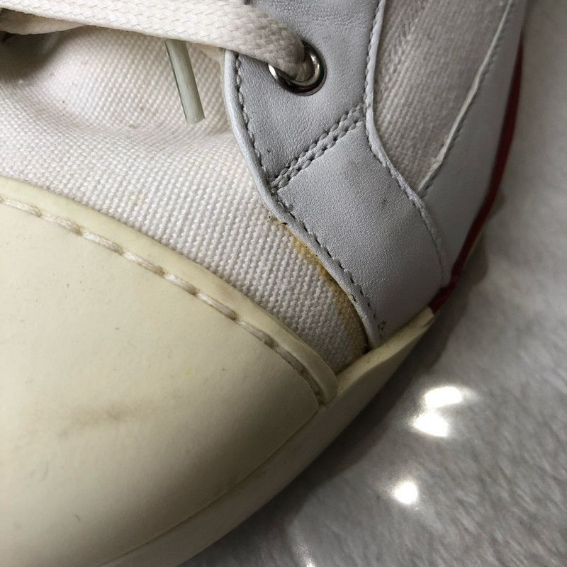 Gucci Gucci High-Top Sneakers with Red and Green Stripe 0079 Size US 8 / EU 41 - 11 Thumbnail