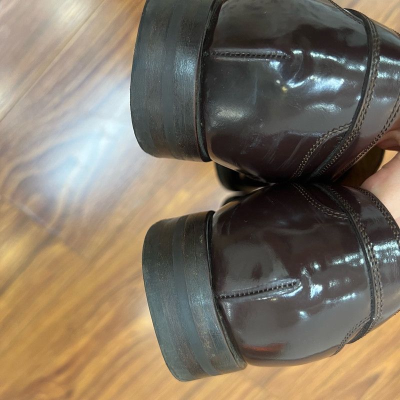 Gucci Gucci Brown Leather Casual Loafers for Men 0079 Size US 8.5 / EU 41-42 - 11 Thumbnail