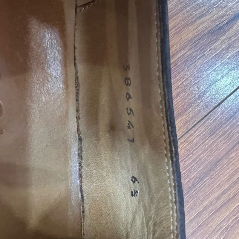 Gucci Gucci Brown Leather Casual Loafers for Men 0079 Size US 8.5 / EU 41-42 - 5 Thumbnail