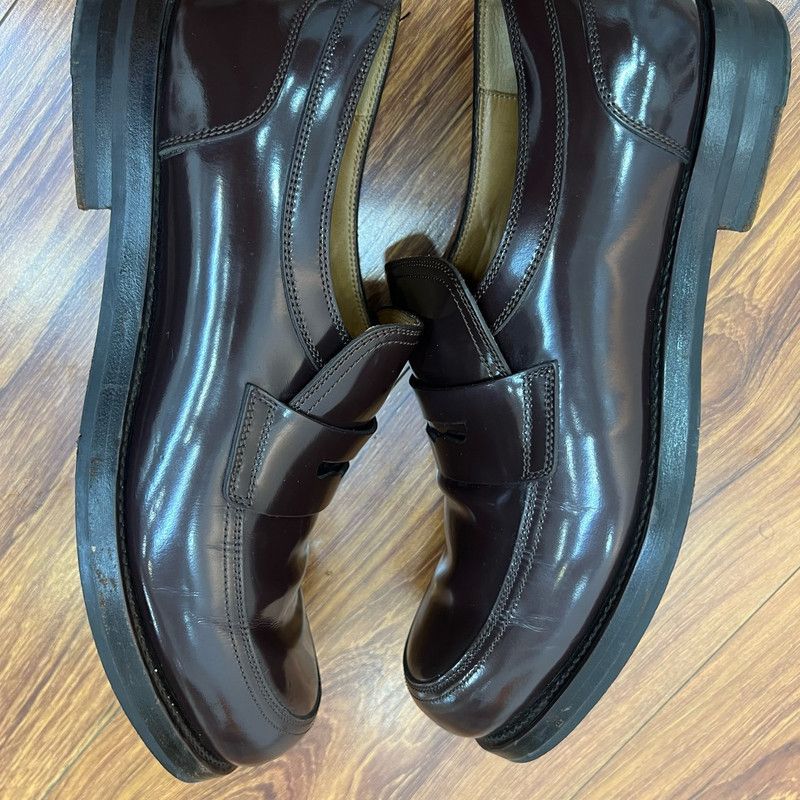 Gucci Gucci Brown Leather Casual Loafers for Men 0079 Size US 8.5 / EU 41-42 - 14 Thumbnail