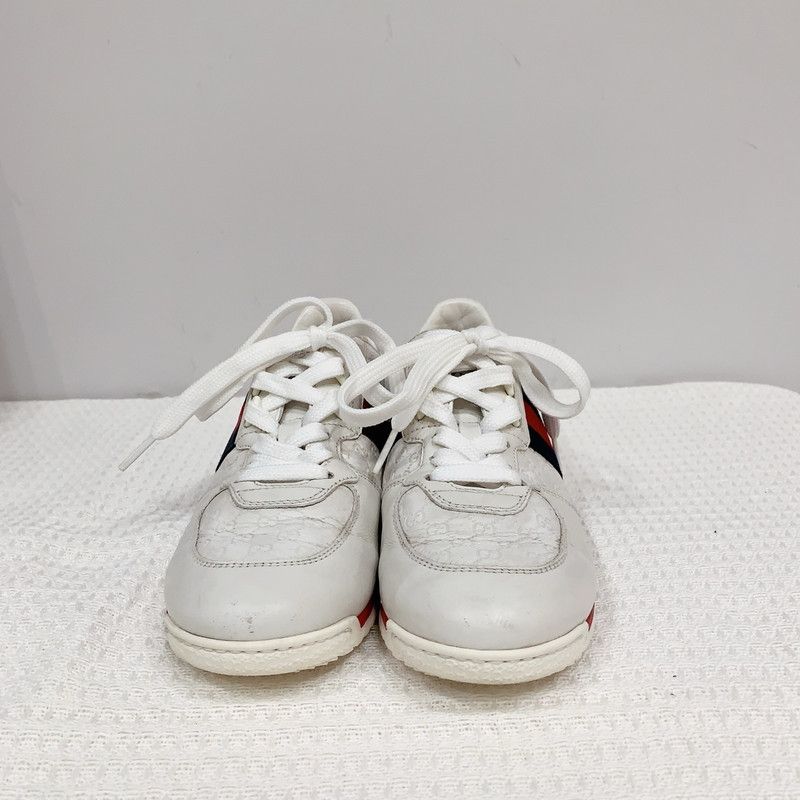 Gucci Gucci White Casual Sneakers for Everyday Wear 0079 Size US 5.5 / EU 38 - 2 Thumbnail