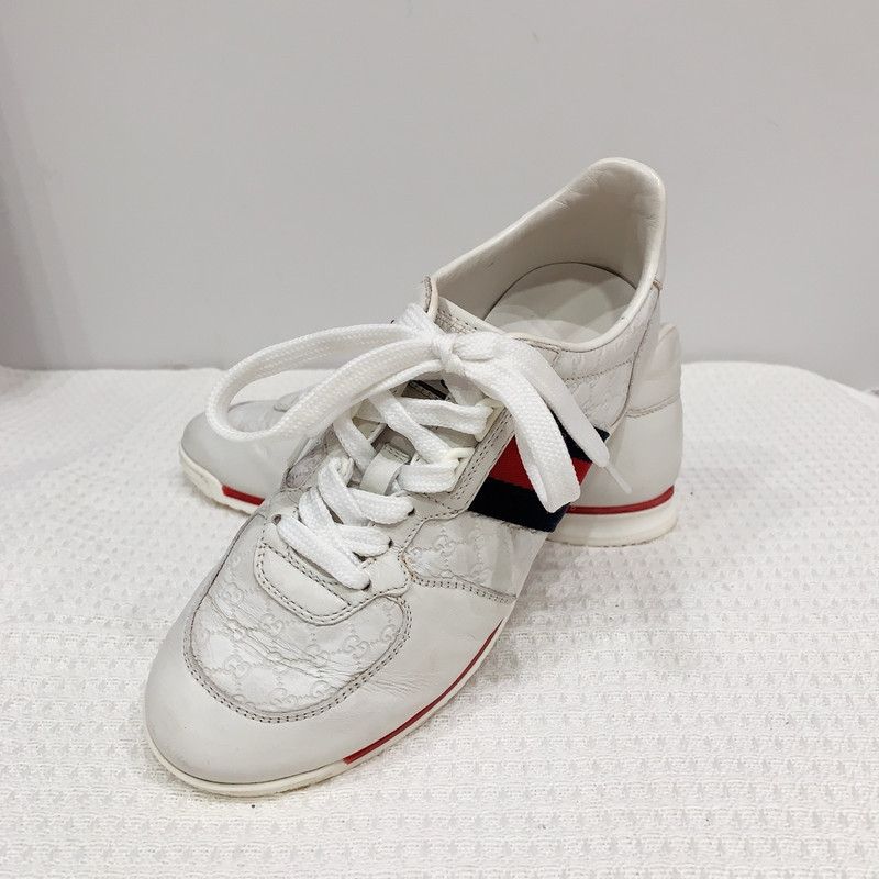 Gucci Gucci White Casual Sneakers for Everyday Wear 0079 Size US 5.5 / EU 38 - 7 Thumbnail