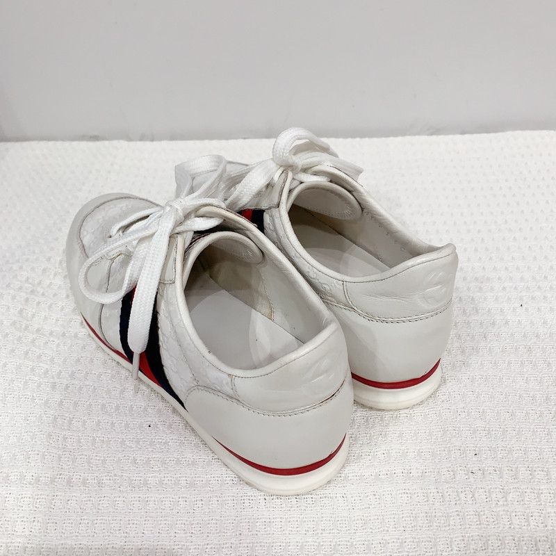 Gucci Gucci White Casual Sneakers for Everyday Wear 0079 Size US 5.5 / EU 38 - 6 Thumbnail