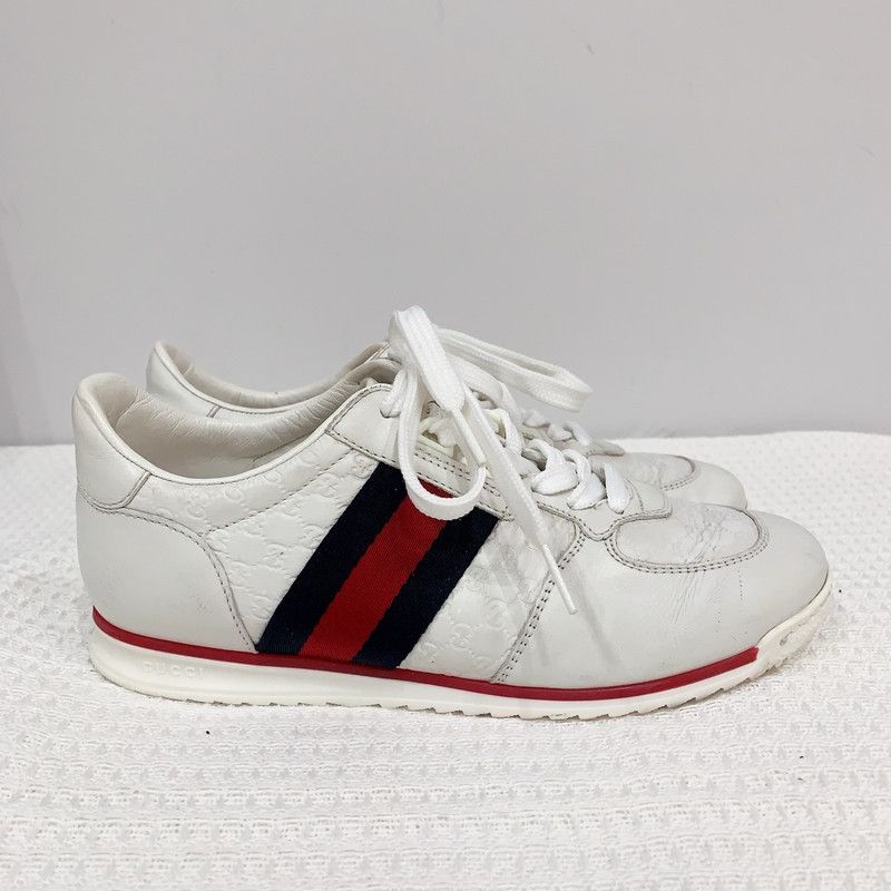 Gucci Gucci White Casual Sneakers for Everyday Wear 0079 Size US 5.5 / EU 38 - 4 Thumbnail