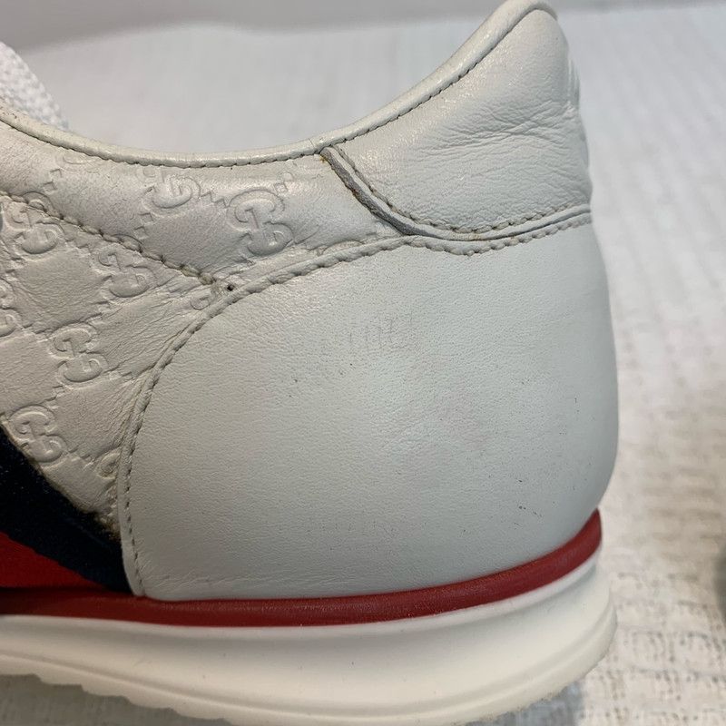 Gucci Gucci White Casual Sneakers for Everyday Wear 0079 Size US 5.5 / EU 38 - 14 Thumbnail