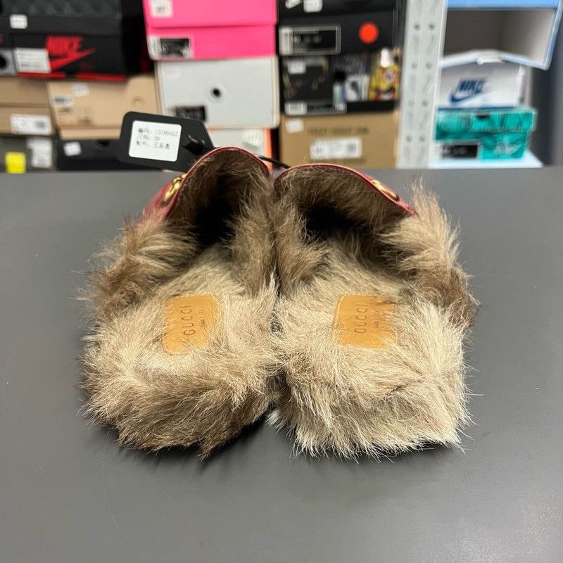 Gucci Gucci Pink Mule Shoes with Fur Detail 0079 Size US 8.5 / EU 41-42 - 3 Thumbnail