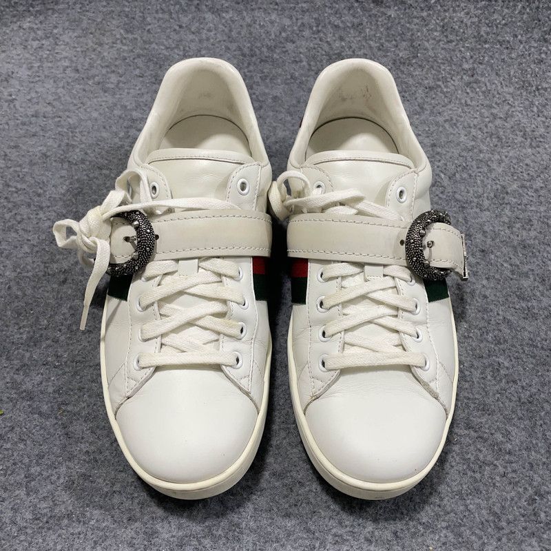 Gucci Gucci Leather Casual Fashion Sneakers 0079 Size US 9.5 / EU 42-43 - 2 Thumbnail