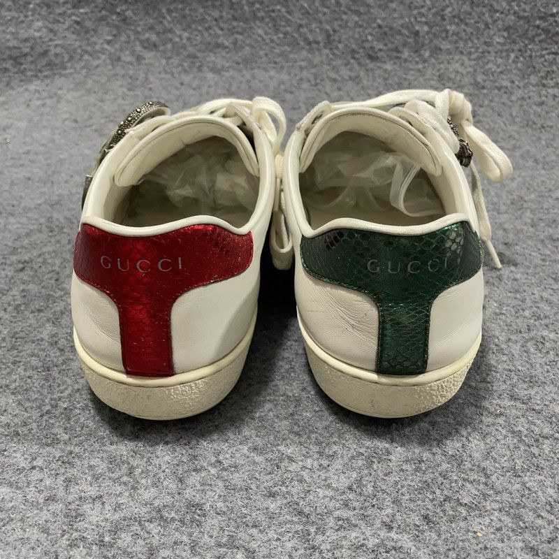 Gucci Gucci Leather Casual Fashion Sneakers 0079 Size US 9.5 / EU 42-43 - 3 Thumbnail