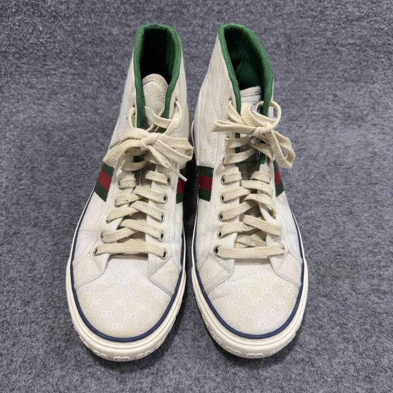 Gucci Gucci Tennis 1977 High-Top Fashion Sneakers 0079 Size US 8 / EU 41 - 2 Thumbnail