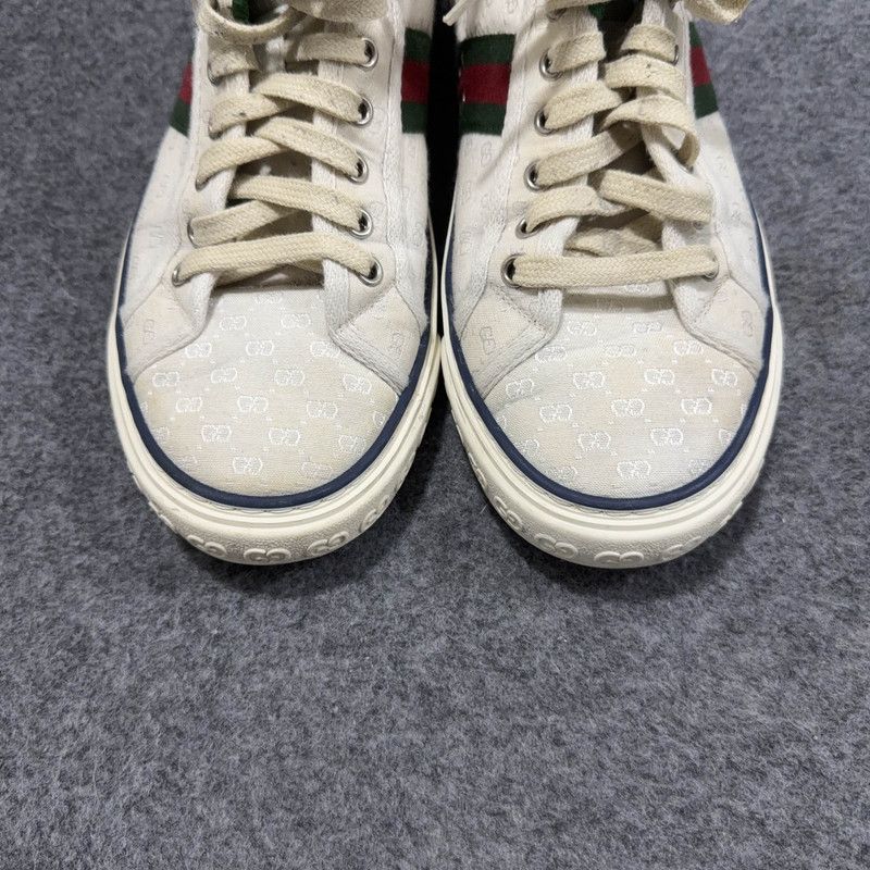 Gucci Gucci Tennis 1977 High-Top Fashion Sneakers 0079 Size US 8 / EU 41 - 8 Thumbnail