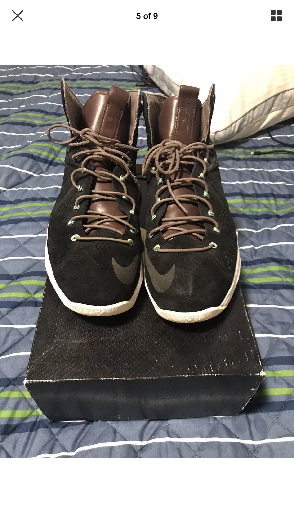 Lebron x black suede on sale