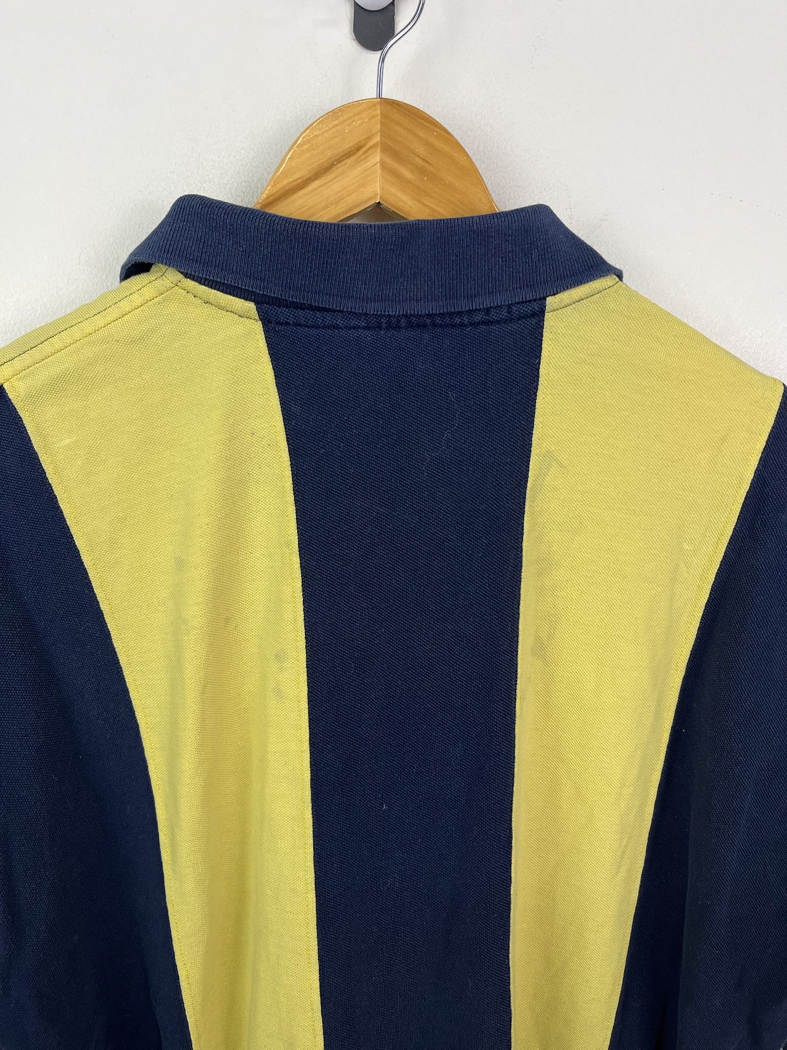 Vintage Vintage 90's Inner Harbor Striped Two Tone Button Up Polo Shirt Size XL Size US XL / EU 56 / 4 - 4 Thumbnail