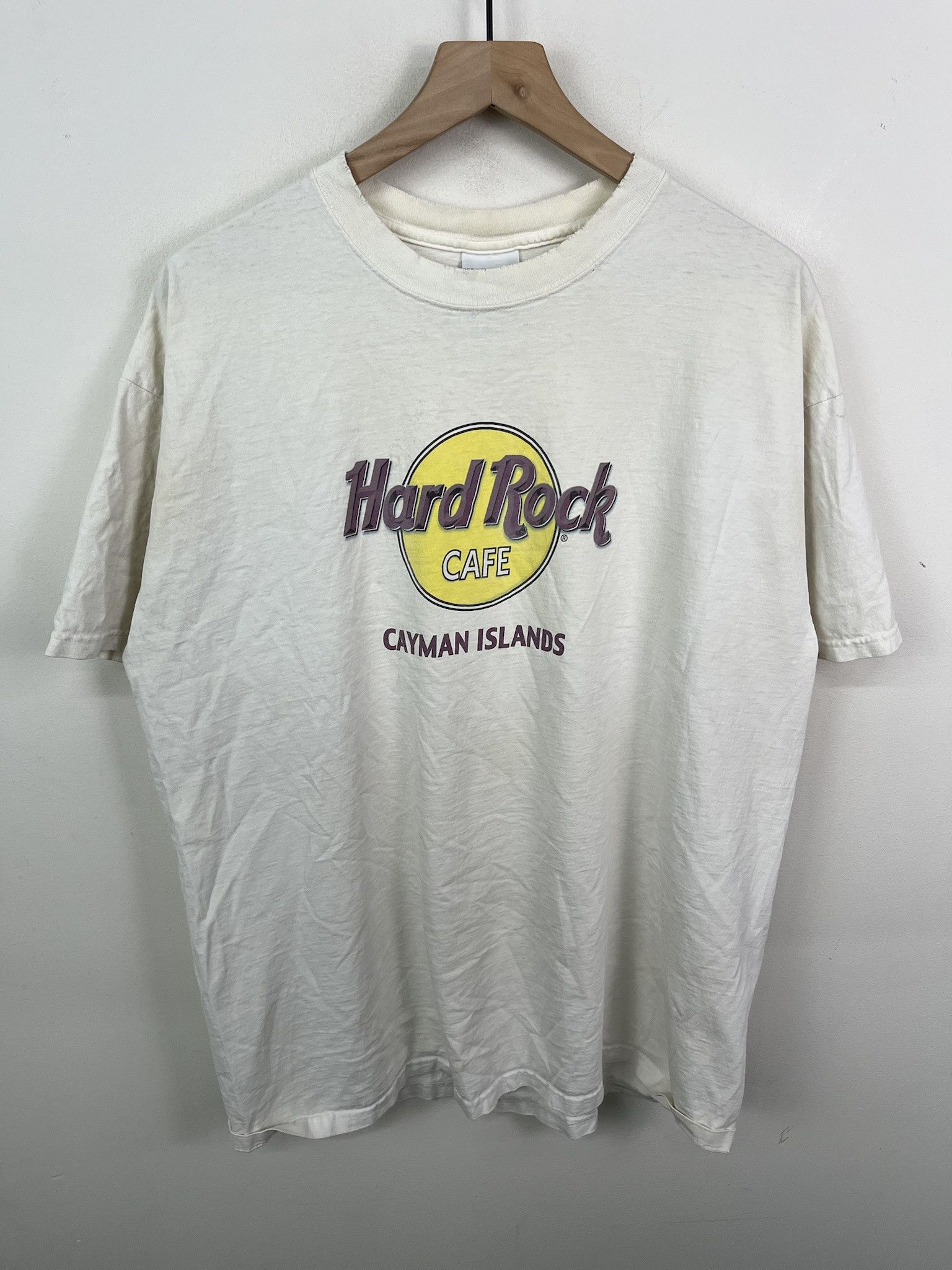 Hard Rock Cafe Vintage 90s Hard Rock Cafe Cayman Islands T Shirt Size XXL Size US XXL / EU 58 / 5 - 2 Thumbnail