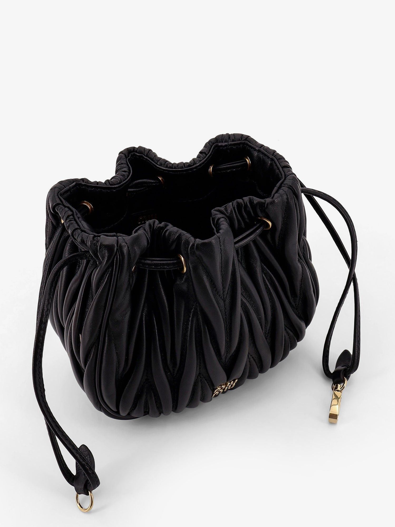 Miu Miu Matelasse Leather Bucket Bag Size ONE SIZE - 4 Thumbnail