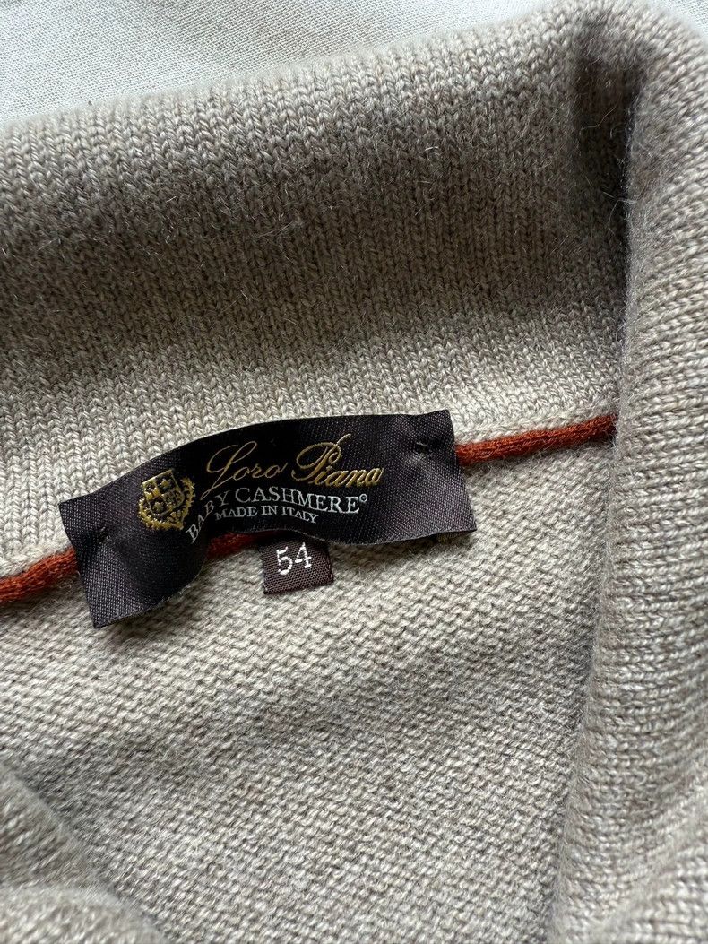 Loro Piana Loro Piana Men's Baby Cashmere Sweater Size US L / EU 52-54 / 3 - 3 Thumbnail