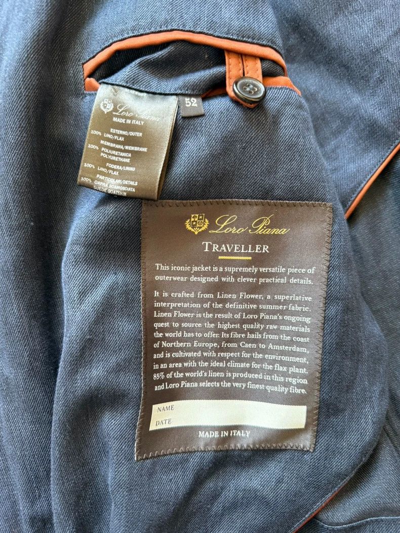 Loro Piana Loro Piana Linen Traveller Jacket Size US L / EU 52-54 / 3 - 5 Thumbnail