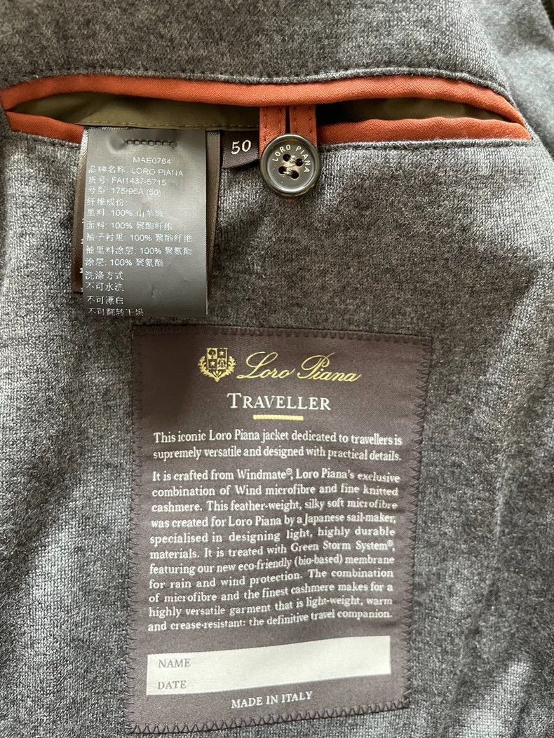 Loro Piana Loro Piana Men's Traveler Jacket Size US L / EU 52-54 / 3 - 5 Thumbnail