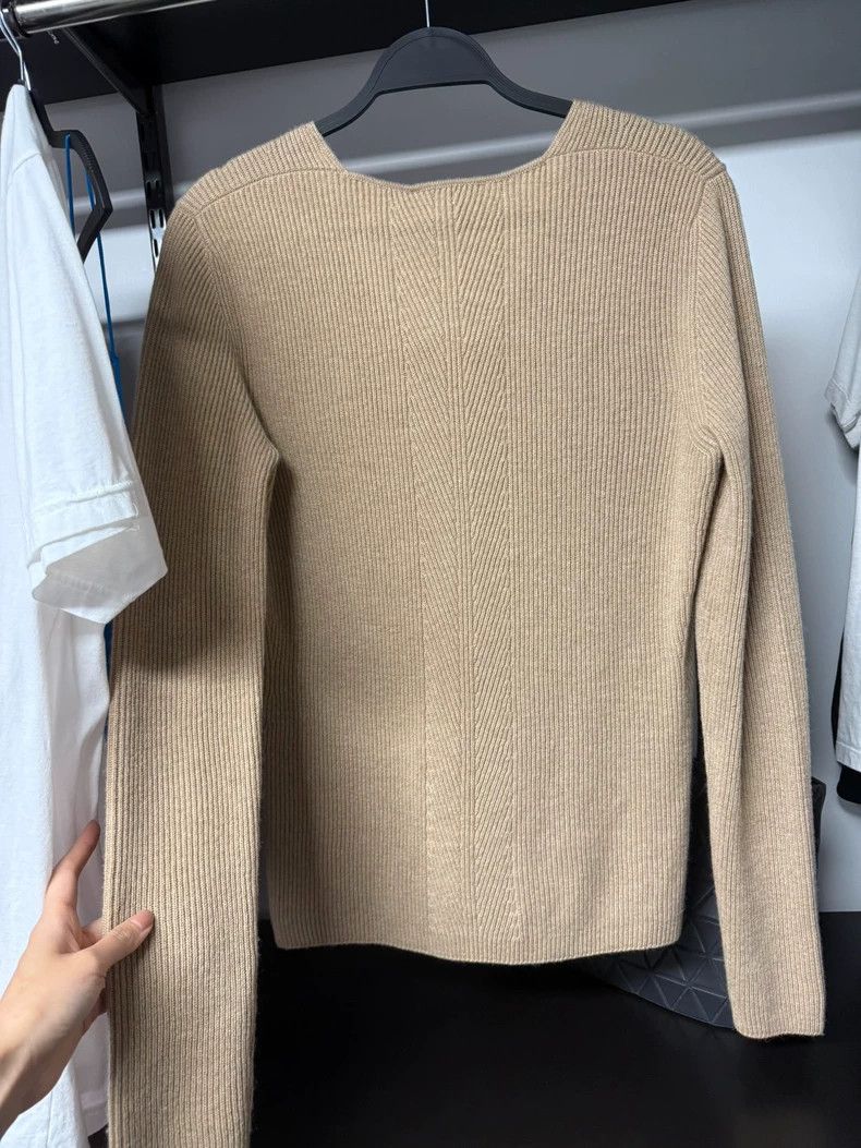 Loro Piana Loro Piana Beige V-Neck Cashmere Sweater Size US M / EU 48-50 / 2 - 5 Thumbnail
