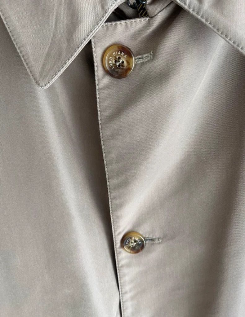 Loro Piana Loro Piana Beige Tech Fabric Trench Coat Size US XL / EU 56 / 4 - 7 Thumbnail