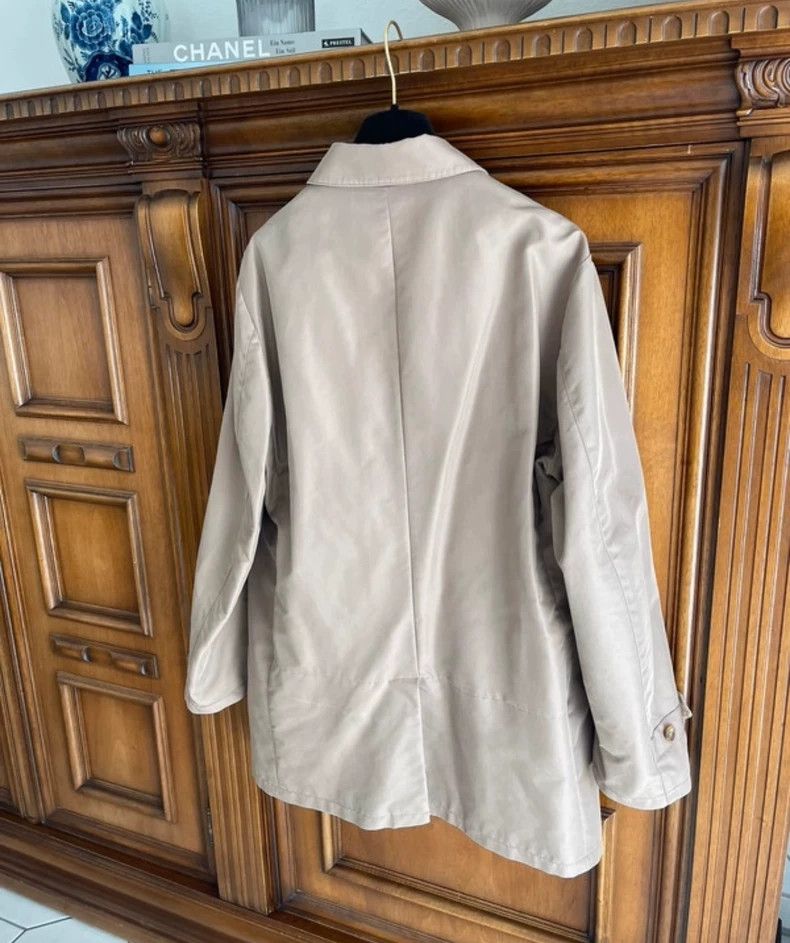 Loro Piana Loro Piana Beige Tech Fabric Trench Coat Size US XL / EU 56 / 4 - 8 Thumbnail