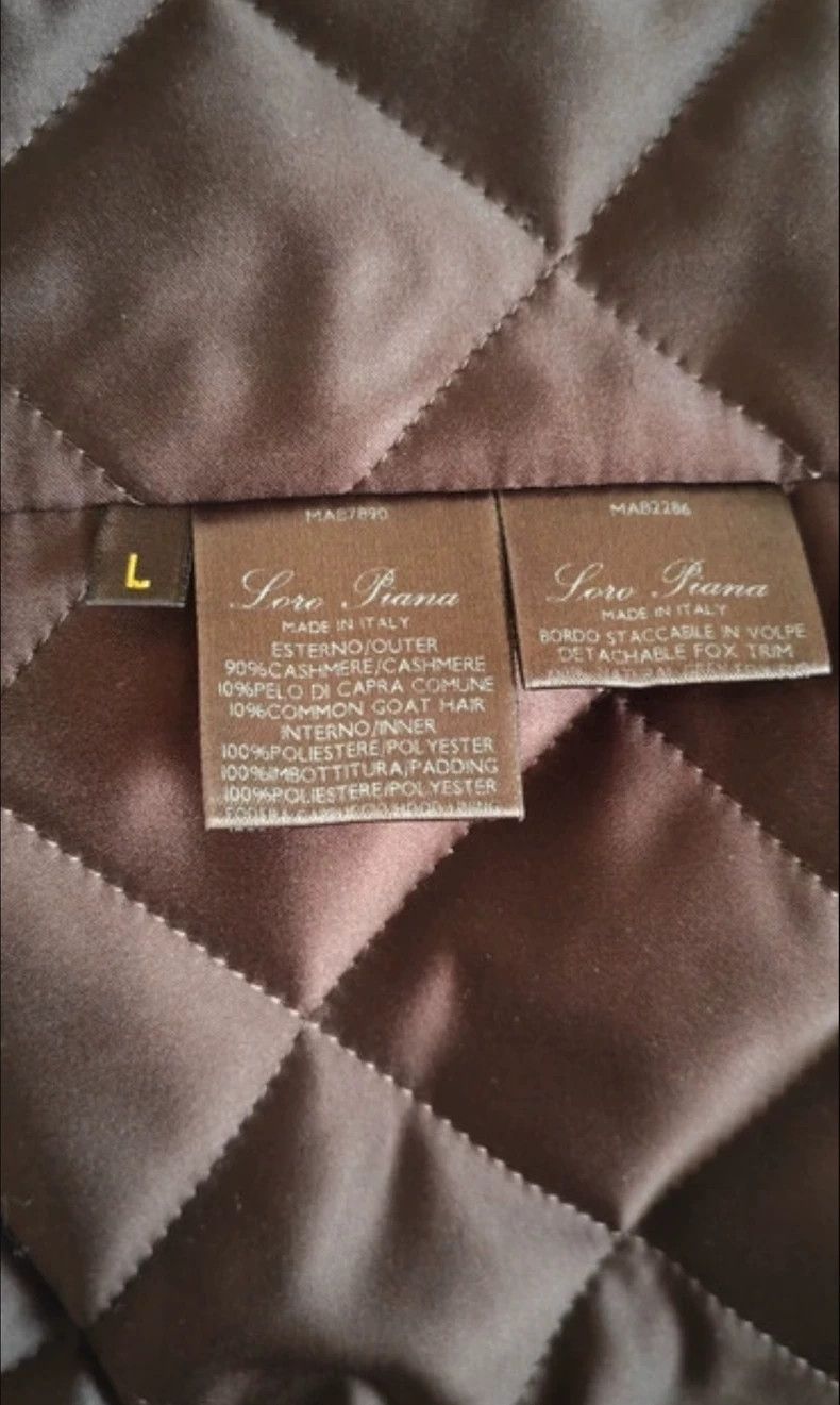 Loro Piana Loro Piana Cashmere Coat with Fur Collar Size US L / EU 52-54 / 3 - 4 Thumbnail
