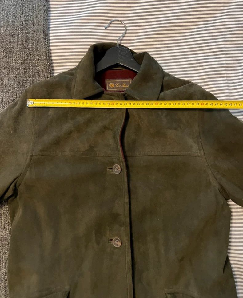 Loro Piana Loro Piana Women's Leather Coat Wool Lining Size US XL / EU 56 / 4 - 8 Thumbnail
