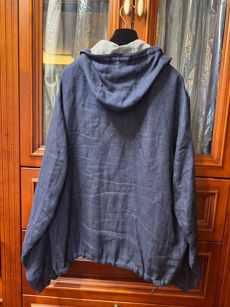Loro Piana Loro Piana Voyager Hooded Jacket Size US XXL / EU 58 / 5 - 4 Thumbnail
