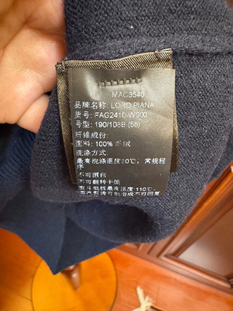 Loro Piana Loro Piana Black Cashmere V-Neck Vest Size US XL / EU 56 / 4 - 4 Thumbnail