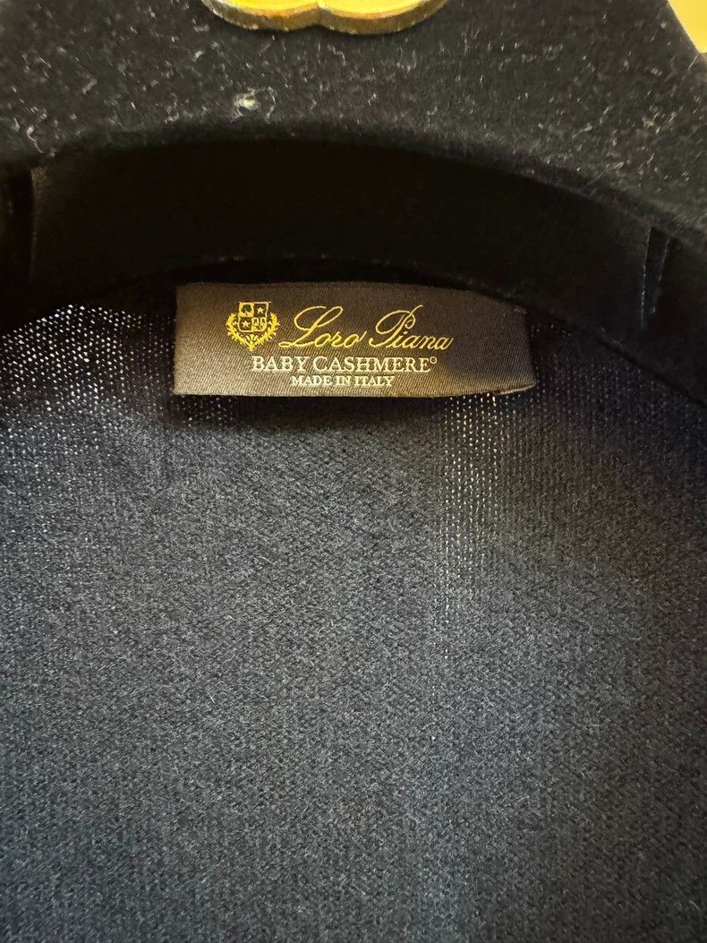 Loro Piana Loro Piana Black Cashmere V-Neck Vest Size US XL / EU 56 / 4 - 3 Thumbnail