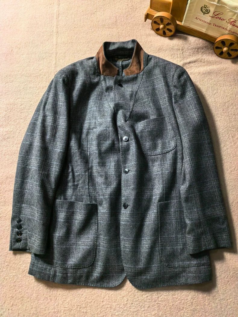 Loro Piana Loro Piana Cashmere Olive Green Jacket Size US L / EU 52-54 / 3 - 2 Thumbnail