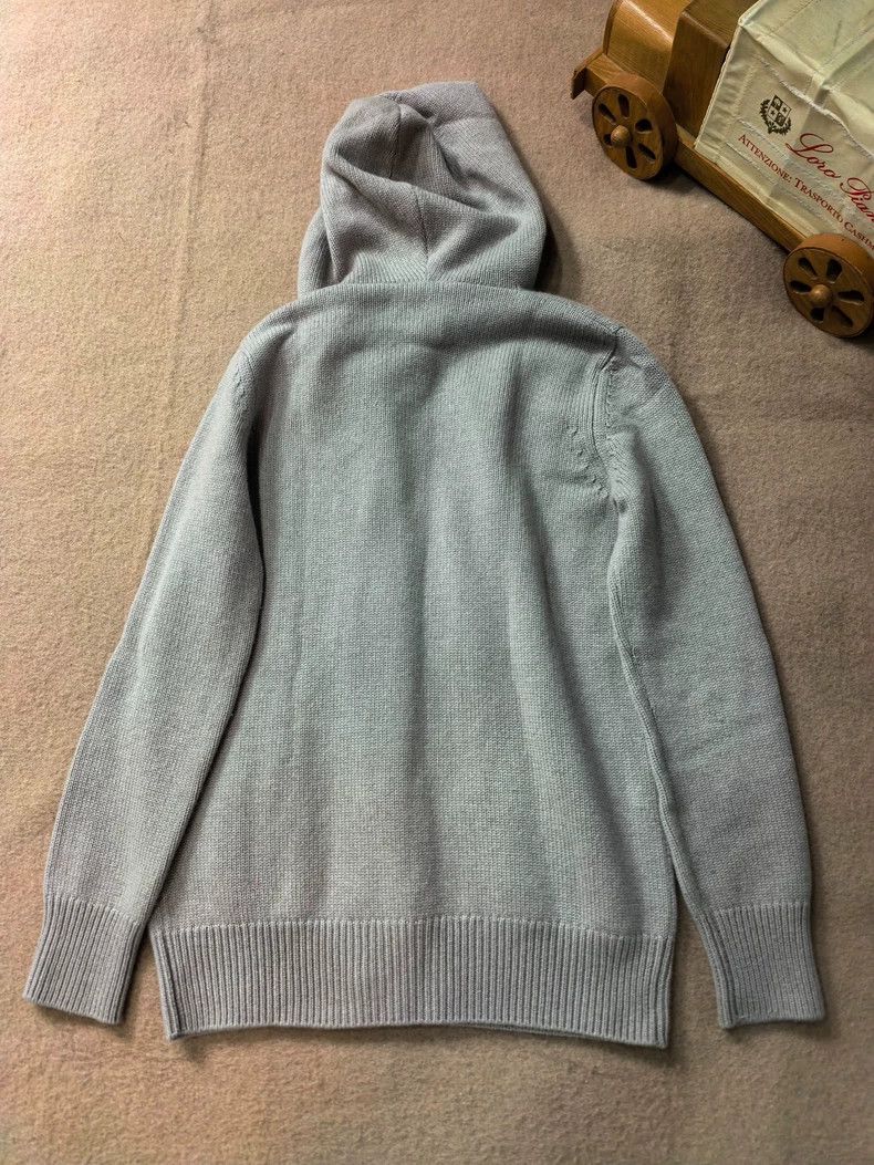 Loro Piana Loro Piana Cashmere Knit Hoodie Size US M / EU 48-50 / 2 - 2 Thumbnail