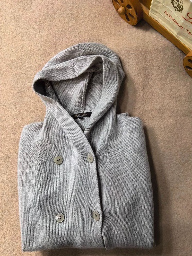 Loro Piana Loro Piana Cashmere Knit Hoodie Size US M / EU 48-50 / 2 - 3 Thumbnail
