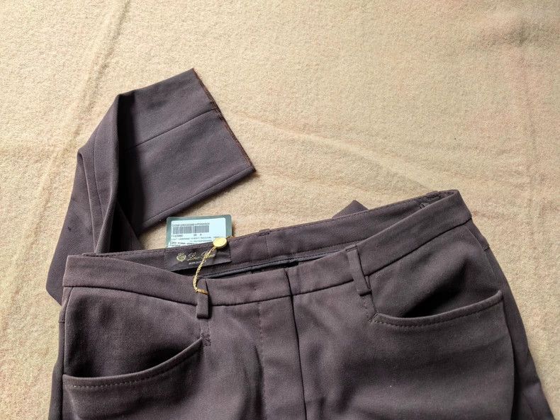 Loro Piana Loro Piana Women's Sea Island Cotton Casual Pants Size US 38 / EU 54 - 5 Thumbnail