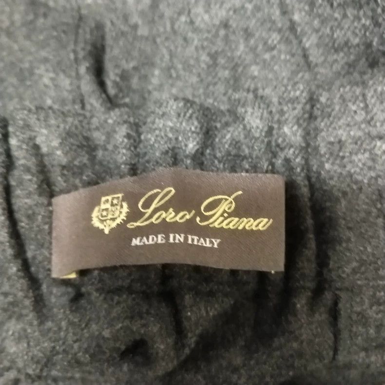 Loro Piana Dark Gray Cashmere Casual Pants
