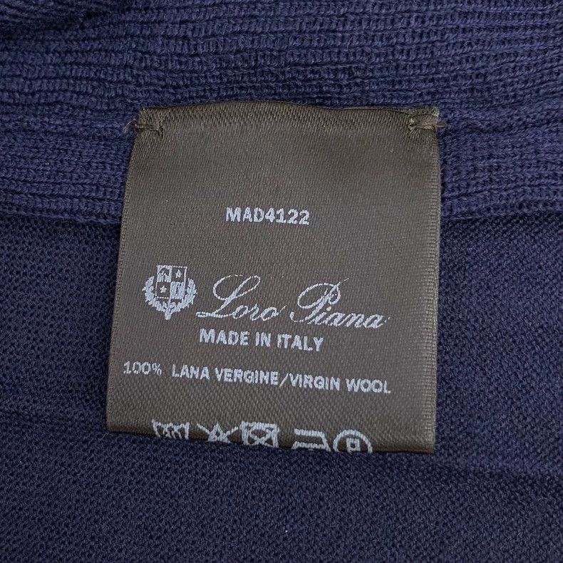 Loro Piana Loro Piana Blue Wool Knit Cardigan Size US S / EU 44-46 / 1 - 8 Thumbnail
