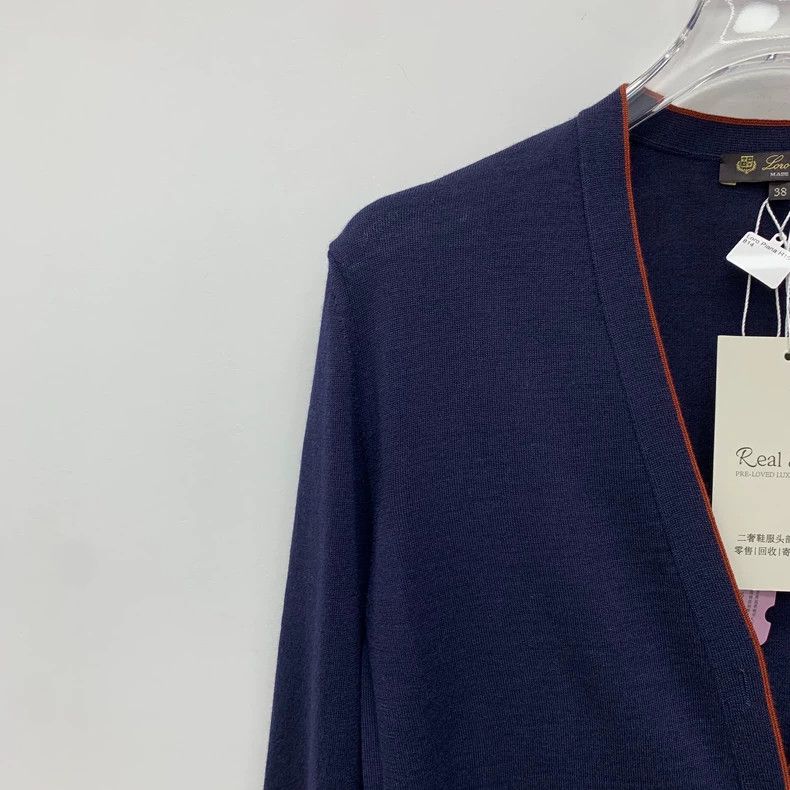 Loro Piana Loro Piana Blue Wool Knit Cardigan Size US S / EU 44-46 / 1 - 3 Thumbnail