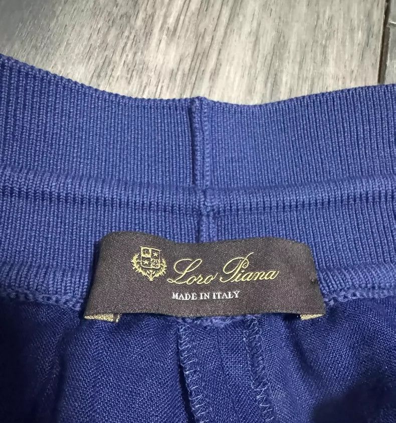 Loro Piana Loro Piana Blue Linen Casual Pants Size US 31 - 3 Thumbnail