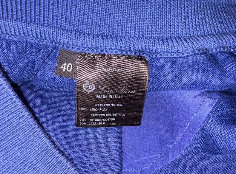 Loro Piana Loro Piana Blue Linen Casual Pants Size US 31 - 4 Thumbnail