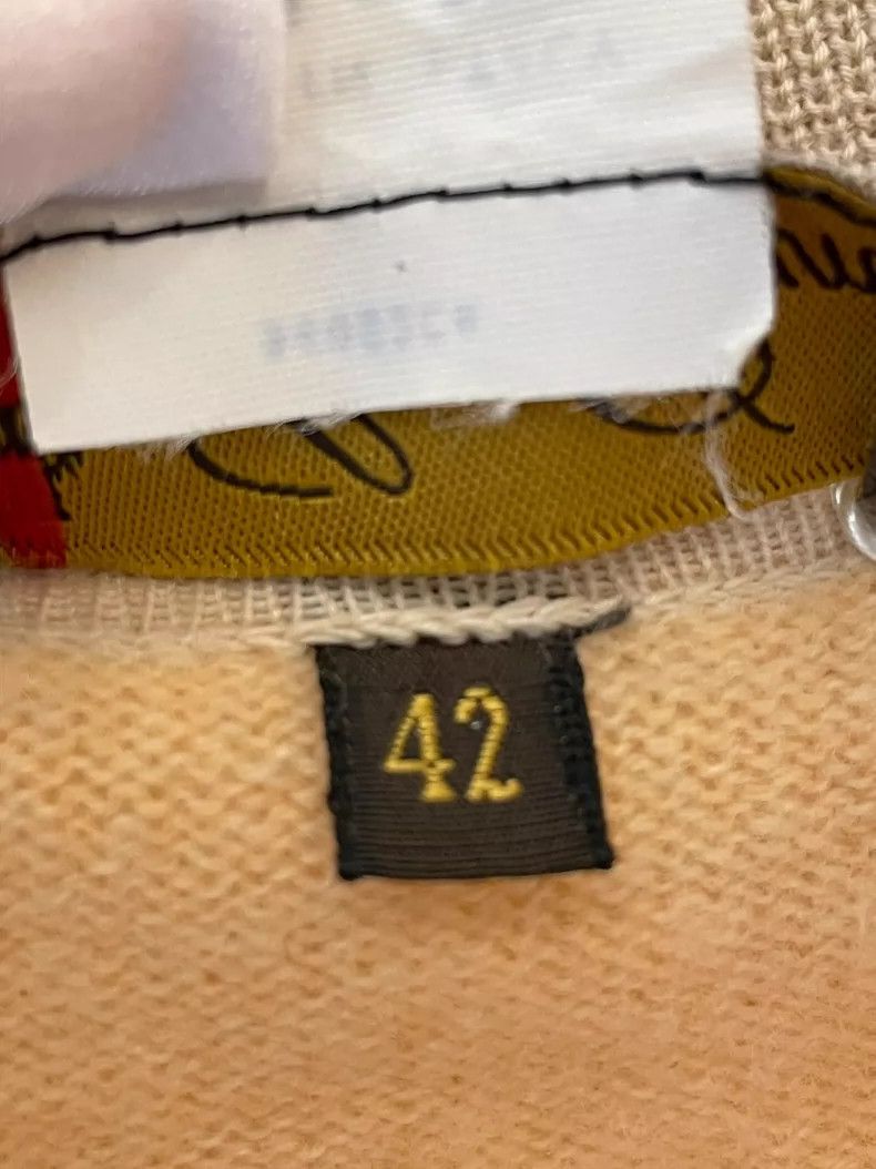 Loro Piana Loro Piana Yellow Beige Cashmere Cardigan Size US L / EU 52-54 / 3 - 3 Thumbnail