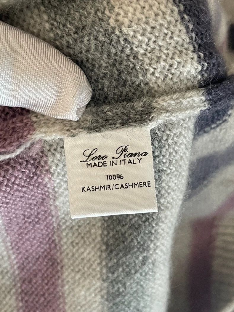Loro Piana Loro Piana Colorblock Stripe Cashmere Sweater Size US L / EU 52-54 / 3 - 5 Thumbnail