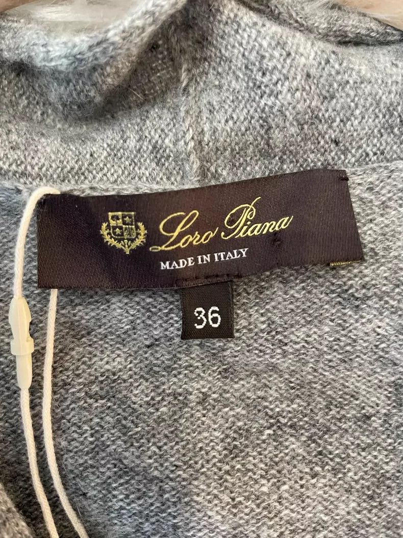 Loro Piana Loro Piana Gray V-Neck Cashmere Vest Size US M / EU 48-50 / 2 - 5 Thumbnail