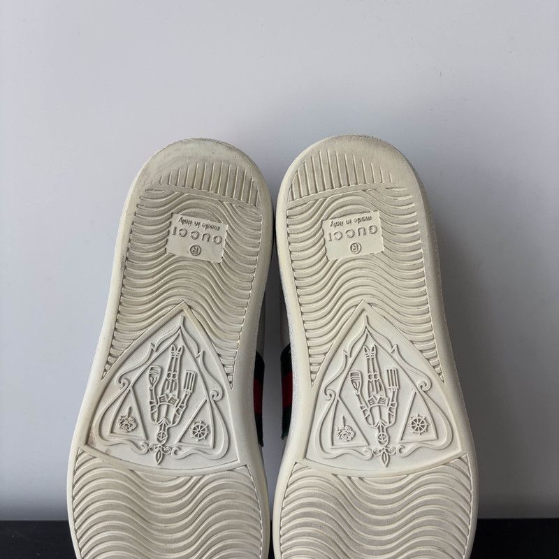 Gucci Gucci Ace Embroidered Fashion Sneakers for Women 0079 Size US 4.5 / IT 34.5 - 10 Thumbnail