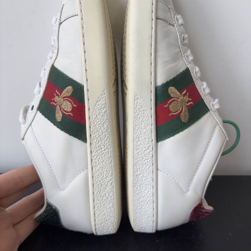 Gucci Gucci Ace Embroidered Fashion Sneakers for Women 0079 Size US 4.5 / IT 34.5 - 7 Thumbnail