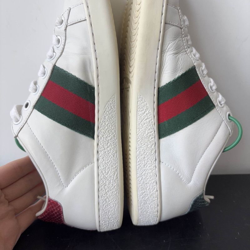 Gucci Gucci Ace Embroidered Fashion Sneakers for Women 0079 Size US 4.5 / IT 34.5 - 8 Thumbnail