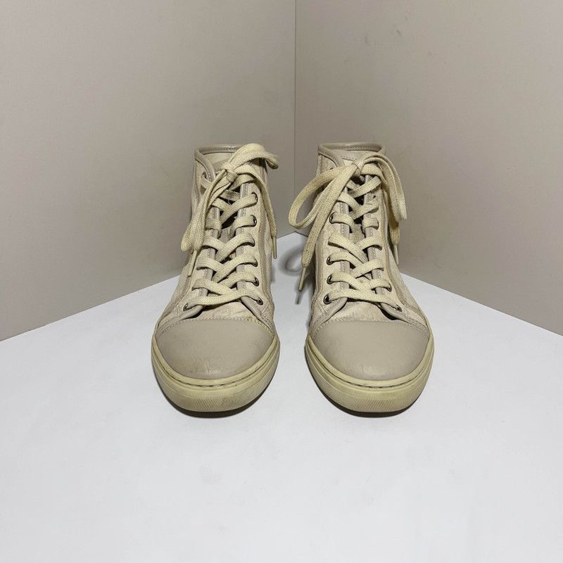 Gucci Gucci Vintage High-Top Canvas Sneakers for Women 0079 Size US 5 / IT 35 - 2 Thumbnail